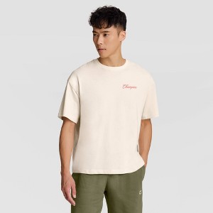 Camiseta gráfica Champion para hombre - Algodón sin blanquear