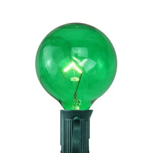 Northlight Incandescent G50 Christmas Replacement Bulbs - Green - Pack of 25 - 1 of 2