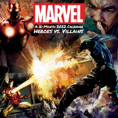 2022 Wall Calendar Marvel Heroes  Vs Villains - Trends International Inc