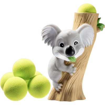 Hog Wild Koala Popper Toy - Shoot Foam Balls Up to 20 Feet - 6 Balls Included - Age 4+