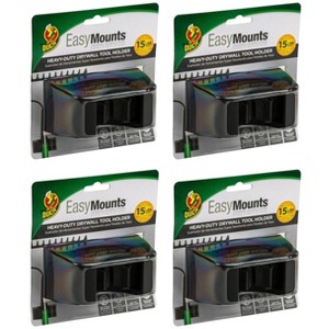 Duck EasyMounts Wall Mounted Tool Holder, 2 Pack - 1 of 4