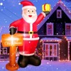 Itopfox 6ft Christmas Inflatables Decorations with LED Lights Easy Setup Weather Resistant Santa Claus Holiday Yard Lawn Indoor Display 1 Piece - 2 of 4