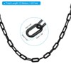 Unique Bargains Adjustable Crowd Control at Driveway Plastic Chain Barrier with Snap Hook - 2 of 4