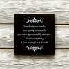 Slickblue Humorous Friend Quote Sign, 7x7 Rustic Wood Plaque with Hanging and Shelf Options, Multiple Colors - 3 of 3