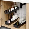 Boersma 3 Tier Bathroom Storage Organizer Laundry Room Utility Cart Mobile Shelving Unit, for Kitchen Office Bathroom Laundry Narrow Places - 4 of 4