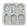 Unique Bargains Candy Mould 6-Cavity Gingerbread Man Varieties Candy Mould Hand Wash 5.87"x5.87"x0.94" 1 Pc - 3 of 4