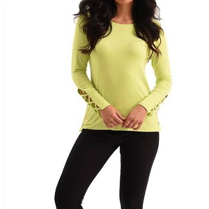 Women's Arielle Long Sleeve Top - french kyss - 1 of 4