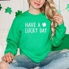 Simply Sage Market Women's Graphic Sweatshirt Have A Lucky Day Clover St. Patrick's Day - 2 of 3
