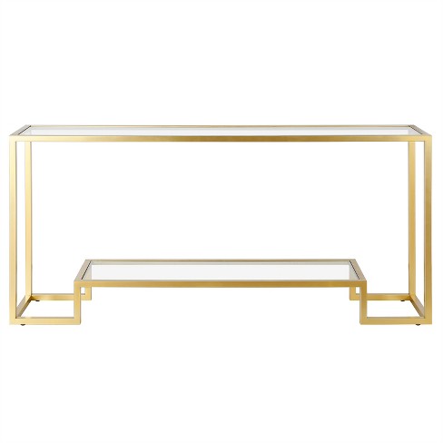 Gold console best sale table target