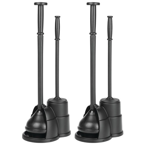 1pc Long Handle Toilet Brush And Plunger Unclogged Set Household No Dead  Space Cleaning Brush Base Set Toilet Brush And Plunger Set, Don't Miss  These Great Deals