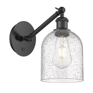 Bella - 1 Light Arm Adjusts Up and Down Wall Sconce In Industrial Style-9.5 Inches Tall and 5.5 Inches Wide - 1 of 1
