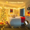 Itopfox 168FT 600 LED Christmas Lights Outdoor Waterproof 8 Modes Indoor String Lights for Outside Warm White Lights Plug in for Wedding Party - 2 of 4
