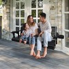 Fortune Candy Wooden Porch Swing 2-Seater/3-Seater for Outdoor Patio Garden Yard (5 ft.) - 2 of 4