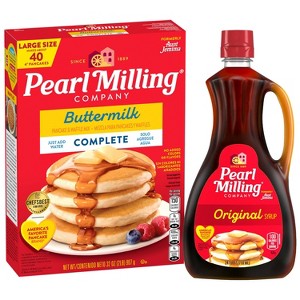 Pearl Milling Co 2lbs Buttermilk Complete Pancake and Waffle Mix + 24 fl oz Pancake and Waffle Syrup - 1 of 4