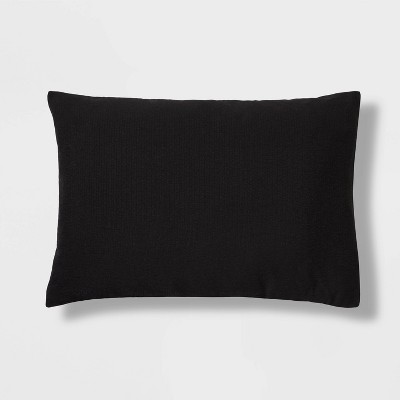 Standard Microfiber Micro Texture Comforter Sham Black - Room Essentials™