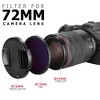 Vivitar 72mm 3 Piece Multi Coated HD Filter Kit (UV, CPL, FLD) for NIkon NIkkor 24-85mm f/3.5-4.5G 24mm f1.8G 58 f1.4G Lenses - 2 of 2