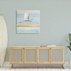 Stupell Industries Egret Bird Flying Ocean Breeze Canvas Wall Art - 2 of 3