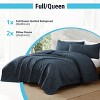 HLC.ME Logan - 3 Piece Quilt Set, Lightweight Bedspread Coverlet Set - 3 of 4