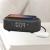 iHome Bluetooth Alarm Clock with Wireless Charger and USB Charging Station (iBTW112) - 4 of 4