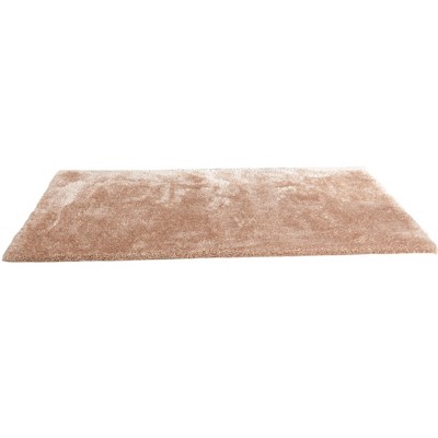 HomeRoots 8' X 11' Beige Shag Hand Tufted Area Rug