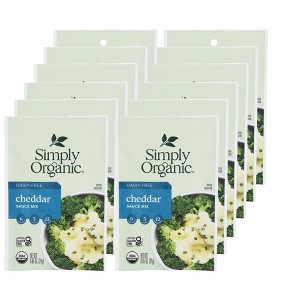 Simply Organic Dairy-Free Cheddar Sauce Mix - Case of 12/.85 oz - 1 of 4