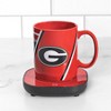 Uncanny Brands Georgia Bulldogs Hairy Dawg 12oz Mug Warmer Set - 2 of 4