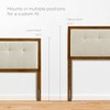 Modway Draper Tufted King Fabric and Wood Headboard – Linen-Style Upholstered Headboard with Deep Button Tufts and Solid Trim - 3 of 4