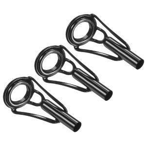 Unique Bargains Tube Dia Fishing Rod Tips Repair Kit Stainless Steel Ring Guide - 1 of 4