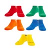 Basix, Kids Ankle Sock Low Profile Cotton Comfort Cushion Fit 5 Pack, 4-10 Years - 2 of 4