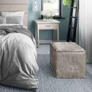 Wendal Square Pouf - WyndenHall - 1 of 4