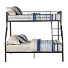 NicBex Triple Full Bunk Bed with Full Length Guardrail,Loft Bed with 2 Built-in Ladders,Modern Bunk Beds,Noise Reduced Bunk Beds for Bedroom - 2 of 4