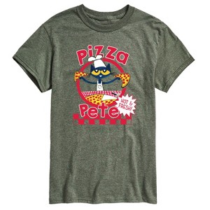 Men's - Pete the Cat - Papa Petes Pizza Short Sleeve Graphic T-Shirt - 1 of 4