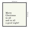 Amanti Art 30"x30" Merry Christmas To All by Amanti Art Portfolio Canvas Wall Art - 4 of 4