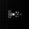 Keloyid Black Wood 61.42 in. Armoire with 4 Drawers and 6 Shelves - 3 of 4