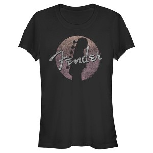 Juniors Womens Fender Circle Logo T-Shirt - 1 of 4