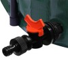 NAYSAYE Rain Barrel 132 Gallon Green PVC Foldable Water Collection Container with Spigot for Garden Use, Green, 29.53"*29.53"*39.37" - 4 of 4