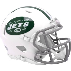 NFL New York Jets Speed Mini Helmet: Sports Memorabilia Replica, Plastic Material - 1 of 3