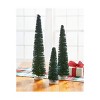tagltd Glimmer Christmas Green Tree Decorations for Tabletop or Mantel Large 22 inch - 2 of 2