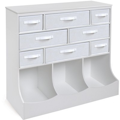 Badger Basket Storage Station with Eight Baskets and Three Bins