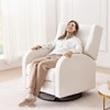 VEVOR Electronic Power Recliner and Swivel Glider, 250 lbs Weight Capacity Swivel Glider Recliner Chair with USB Port, Polyester Surface, Off White - 2 of 4