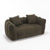 CAVINAS Chenille Bean Bag Chair,Square Lazy Floor Sofa Chair with High Resilience Memory Foam,Cozy Lounge Chair for Living Room - 4 of 4