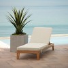 ARDEN Foam Outdoor Double Welted Chaise Lounge Cushion, 21 x 72, made with ProFoam, Rain-proof, Fade Resistant - 2 of 4