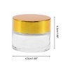 Unique Bargains Transparent Cream Glass Bottle for Bathroom 1 Pc - 4 of 4