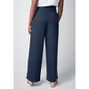 Jessica London Women's Plus Size Bi-Stretch Wide Leg Pant - 3 of 4