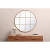 Elegant Lighting Metal windowpane mirror 42 inch in x 42 inch in Brass - 2 of 4