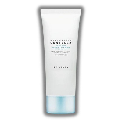 SKIN 1004 Madagascar Centella Hyalu-Cica Water-Fit Sun Serum (100mL XXL Jumbo Size) | Skin1004 Fast-absorbing sunscreen | Sun Protection SPF50+