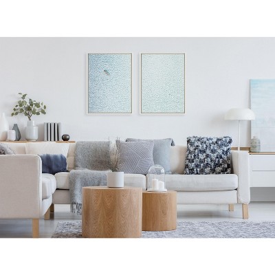 Amy Peterson Turquoise Waters Woman Floating Canvas Print Set