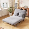 CAVINAS Convertible Sofa Bed, Modern Sofa Bed Chair, Convertible Couch with Adjustable Backrest for Living Room - 3 of 4