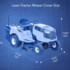 Pyle Armor Shield Lawn Tractor Mower Protective Storage Cover - PCVLTR11, Universal Size - 3 of 4