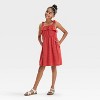 Girls' Sleeveless Knit Eyelet Dress - Cat & Jack™ - 3 of 3